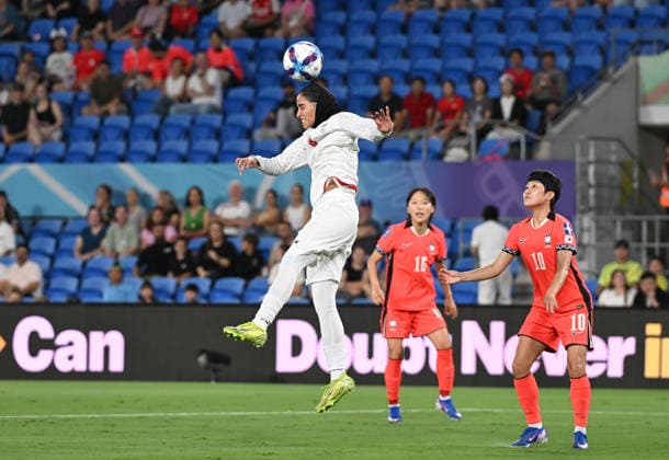 SOCCER ASIAN CUP SOUTH KOREA IRAN, Melika Motevalli of Islamic Republic of Iran during the AFC Women™s Asian Cup Group A match between South Korea and Iran at Robina Stadium on the Gold Coast, Monday, March 2, 2026. ( NO ARCHIVING, EDITORIAL USE ONLY GOLD COAST QUEENSLAND AUSTRALIA  Copyright: xDAVExHUNTx 20260302174218964324