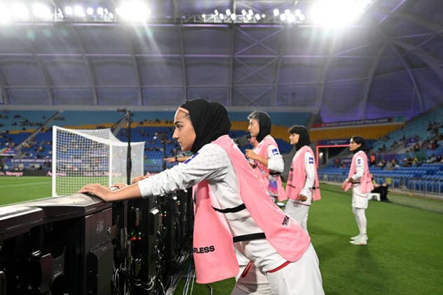 SOCCER ASIAN CUP SOUTH KOREA IRAN, Islamic Republic of Iran players look on to play during the AFC Women™s Asian Cup Group A match between South Korea and Iran at Robina Stadium on the Gold Coast, Monday, March 2, 2026. ( NO ARCHIVING, EDITORIAL USE ONLY GOLD COAST QUEENSLAND AUSTRALIA  Copyright: xDAVExHUNTx 20260302158950160284