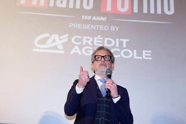 Domenico Carretta. Presentazione gara ciclistica Milano-Torino. 150 anni. Italy - - March, 2, 2026.  Copyright: xFabioxFerrari LaPressex