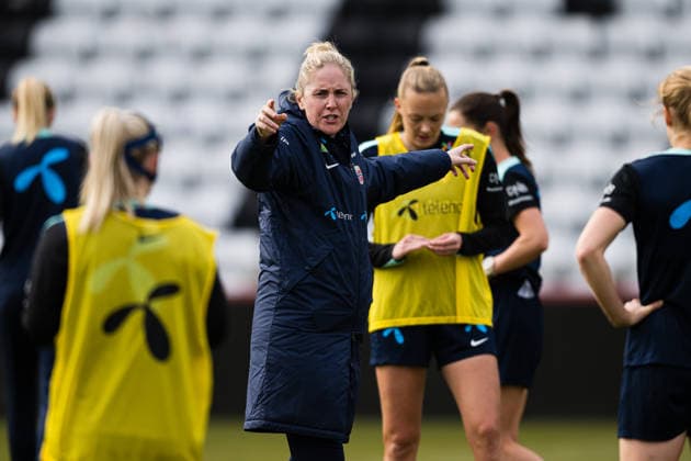 Football, Women, Norway national team, Training