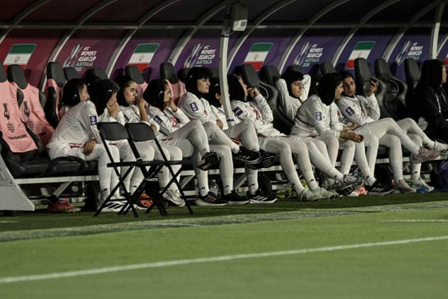 2nd March 2026, Robina Stadium, Gold Coast, Queensland, Australia; AFC Women s Asian Cup, Iran versus South Korea; the Islamic Republic of Iran squad before kick off  NigelxOwen