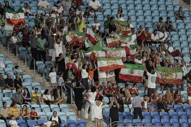 2nd March 2026, Robina Stadium, Gold Coast, Queensland, Australia; AFC Women s Asian Cup, Iran versus South Korea; Iranian fans cheer their team on  NigelxOwen