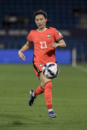 FuÃŸball, Frauen, Asien Cup, SÃ¼dkorea - Iran #4 2nd March 2026, Robina Stadium, Gold Coast, Queensland, Australia; AFC Women s Asian Cup, Iran versus South Korea; Kang Chae-rim of Korea Republic runs onto the ball  NigelxOwen