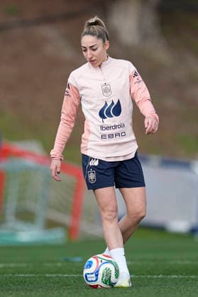 March 2, 2026, Las Rozas, Madrid, Spain: Olga Carmona during the training camp of Spain Women Team ahead of the qualification matches for the Brazil 2027 World Cup at the Ciudad del Futbol on March 01, 2026, in Las Rozas, Madrid, Spain. Las Rozas Spain - ZUMAa181 20260302_zaa_a181_068 Copyright: xOscarxJ.xBarrosox