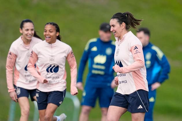March 2, 2026, Las Rozas, Madrid, Spain: Mariona Caldentey during the training camp of Spain Women Team ahead of the qualification matches for the Brazil 2027 World Cup at the Ciudad del Futbol on March 01, 2026, in Las Rozas, Madrid, Spain. Las Rozas Spain - ZUMAa181 20260302_zaa_a181_080 Copyright: xOscarxJ.xBarrosox