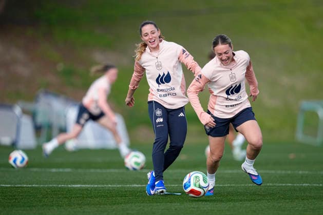 Football, Women, National Team Spain, Training