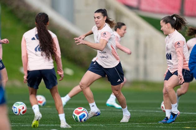 March 2, 2026, Las Rozas, Madrid, Spain: Patri Guijarro during the training camp of Spain Women Team ahead of the qualification matches for the Brazil 2027 World Cup at the Ciudad del Futbol on March 01, 2026, in Las Rozas, Madrid, Spain. Las Rozas Spain - ZUMAa181 20260302_zaa_a181_085 Copyright: xOscarxJ.xBarrosox