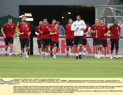 Football, EURO 2012, Training Czech Republic
