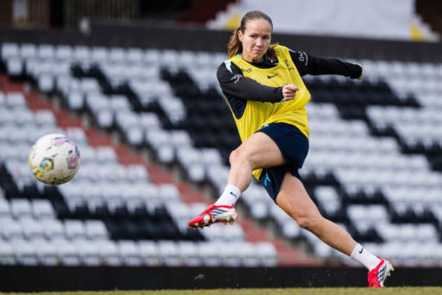260302 Guro Reiten of the Norwegian women™s national football team during a training session on March 2, 2026 in Vienna Photo Marius Simensen BILDBYRAN Cop 238 bbeng dam fifa women s world cup qualifier football fotball fotball norge norway practice soccer training trening träning  Copyright: MARIUSxSIMENSEN BB260302BB365
