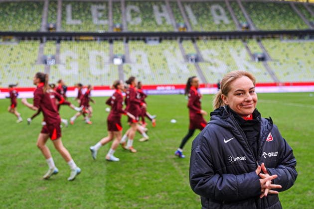 Football, Women, Germany national team, Press conference