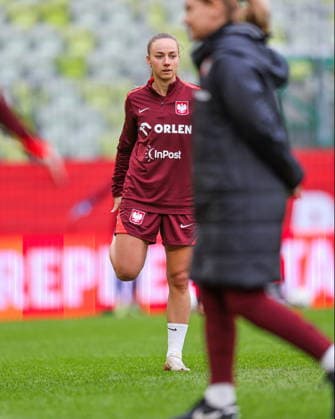 02.03.2026 GDANSK, POLSAT PLUS ARENA PILKA NOZNA KOBIET ( WOMEN S FOOTBALL) EL ELIMINACJE DO MS MISTRZOSTW SWIATA W PILCE NOZNEJ KOBIET FIFA 2027 ZGRUPOWANIE REPREZENTACJI POLSKI KOBIET OFICJALNA KONFERENCJA PRASOWA I TRENING REPREZENTACJI POLSKI KOBIET PRZED MECZEM Z HOLANDIA FOOTBALL POLISH WOMEN S national team, Nationalteam TRAINING CAMP OFFICIAL press conference, PK, Pressekonferenz AND TRAINING OF THE POLISH WOMEN S NATIONAL TEAM BEFORE THE MATCH AGAINST THE NETHERLANDS NZ MILENA KOKOSZ FOTO LUKASZ GROCHALA CYFRASPORT NEWSPIX.PL --- newspix.pl 
