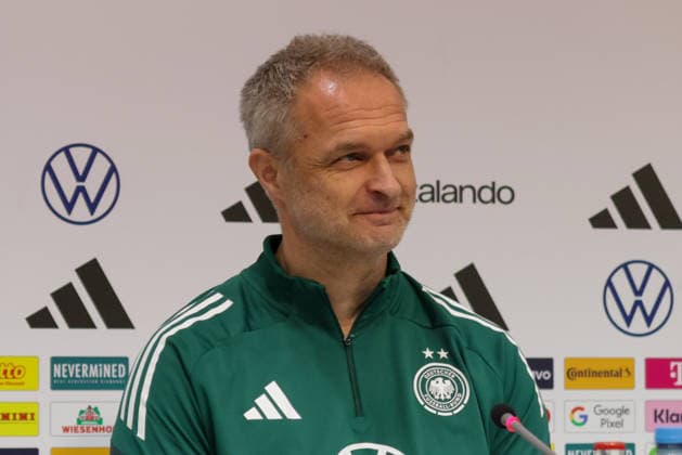 02 03 2026, xgrfx, Football World Cup Qualification , Germany Women Press Conference, Final Training v l Christian Wück Deutsche Frauennationalmannschaft DFL DFB REGULATIONS PROHIBIT ANY USE OF PHOTOGRAPHS as IMAGE SEQUENCES and or QUASI VIDEO Dresden