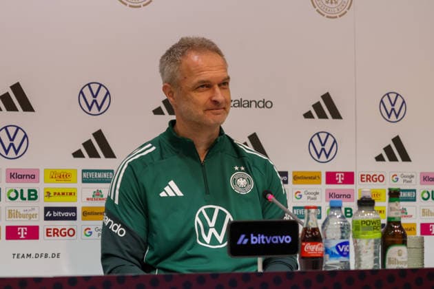 02 03 2026, xgrfx, Football World Cup Qualification , Germany Women Press Conference, Final Training v l Christian Wück Deutsche Frauennationalmannschaft DFL DFB REGULATIONS PROHIBIT ANY USE OF PHOTOGRAPHS as IMAGE SEQUENCES and or QUASI VIDEO Dresden