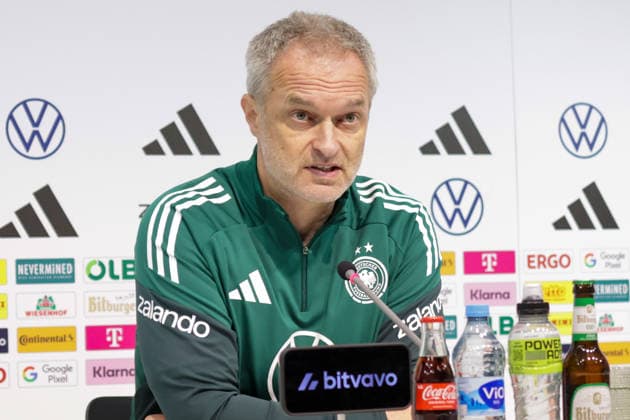 02 03 2026, xgrfx, Football World Cup Qualification , Germany Women Press Conference, Final Training v l Christian Wück Deutsche Frauennationalmannschaft DFL DFB REGULATIONS PROHIBIT ANY USE OF PHOTOGRAPHS as IMAGE SEQUENCES and or QUASI VIDEO Dresden
