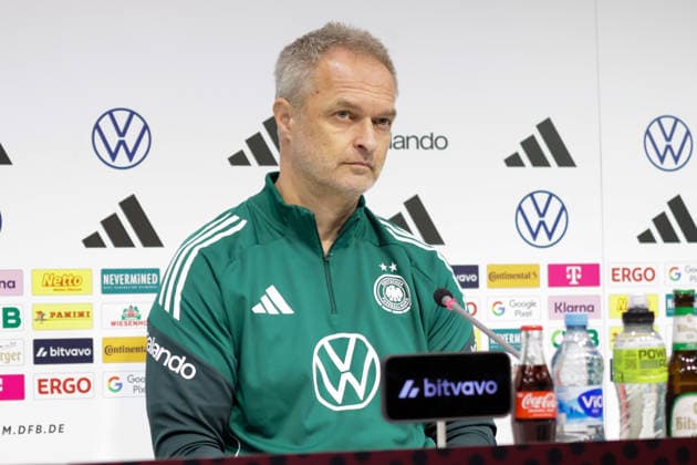 02 03 2026, xgrfx, Football World Cup Qualification , Germany Women Press Conference, Final Training v l Christian Wück Deutsche Frauennationalmannschaft DFL DFB REGULATIONS PROHIBIT ANY USE OF PHOTOGRAPHS as IMAGE SEQUENCES and or QUASI VIDEO Dresden