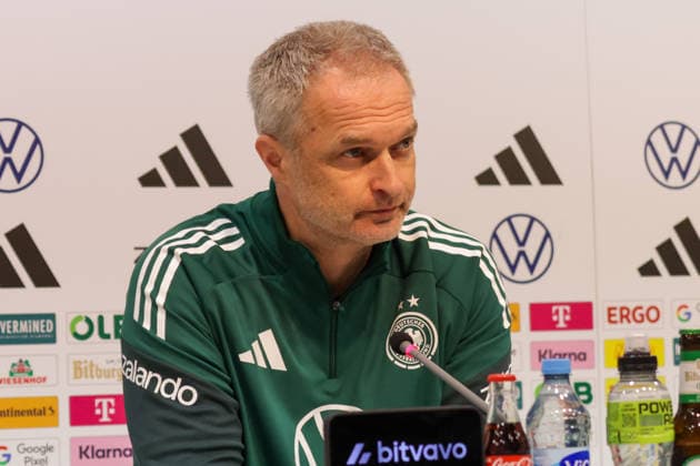 02 03 2026, xgrfx, Football World Cup Qualification , Germany Women Press Conference, Final Training v l Christian Wück Deutsche Frauennationalmannschaft DFL DFB REGULATIONS PROHIBIT ANY USE OF PHOTOGRAPHS as IMAGE SEQUENCES and or QUASI VIDEO Dresden