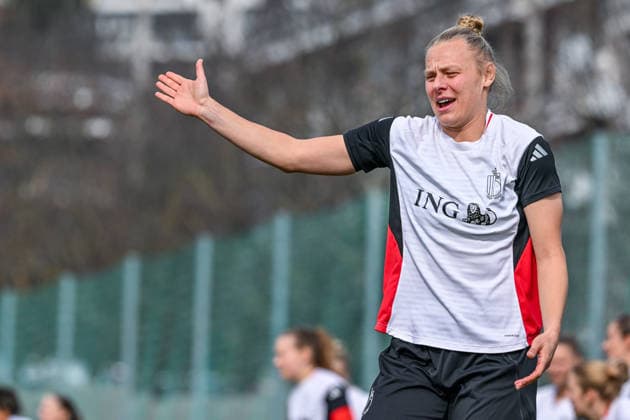 Football, Women, National team Belgium, Training