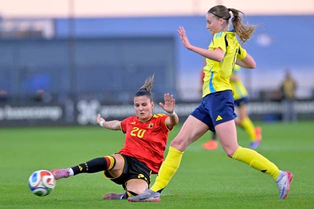 Football, Women, U23, Belgium - Sweden