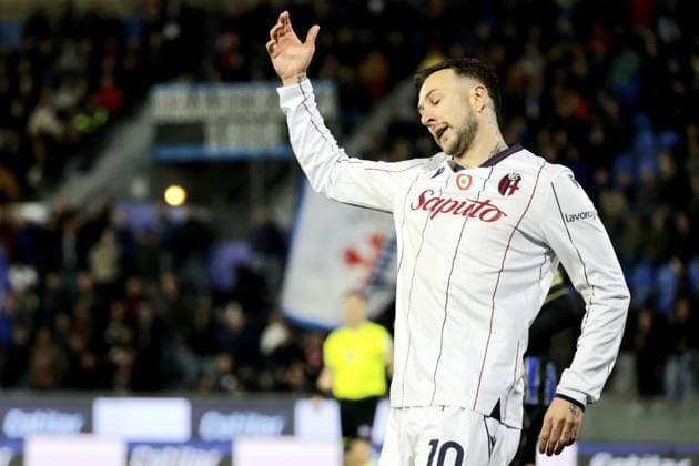 March 2, 2026, Pisa, ITALIA: Bologna s Federico Bernardeschi gestures during the Italian Serie A soccer match Pisa SC vs Bologna at Arena Garibaldi stadium in Pisa, Italy, 2 March 2026. ANSA ENRICO MATTIA DEL PUNTA Serie A: Pisa-Bologna  - ZUMAa110 20260302_zaf_a110_015 Copyright: xEnricoxMattiaxDelxPuntax