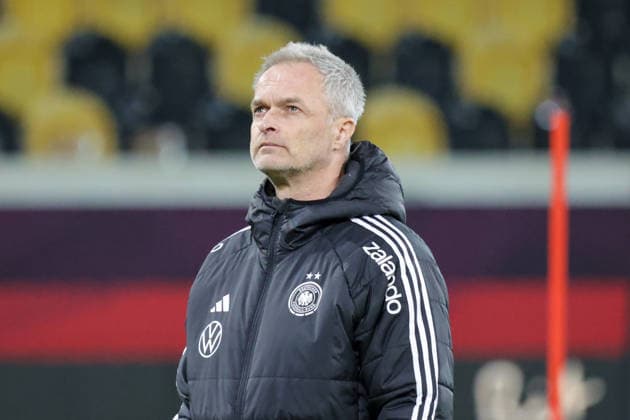 02 03 2026, xgrfx, Football World Cup Qualification , Germany Women Press Conference, Final Training v l Christian Wück Deutsche Frauennationalmannschaft DFL DFB REGULATIONS PROHIBIT ANY USE OF PHOTOGRAPHS as IMAGE SEQUENCES and or QUASI VIDEO Dresden