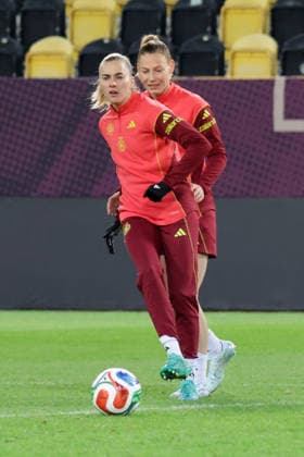 02 03 2026, xgrfx, Soccer World Cup Qualification , Germany Women Press Conference, Final Training v l Laura Freigang German Women National Team DFL DFB REGULATIONS PROHIBIT ANY USE OF PHOTOGRAPHS as IMAGE SEQUENCES and or QUASI VIDEO Dresden
