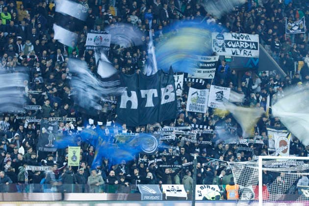 March 2, 2026, Udine, Italy, Italy: Udinese supporters during the Italian Serie A Enilive match between Udinese Calcio vs ACF Fiorentina at the Bluenergy Stadium in Udinese, Italy, 02 March 2026. Udine Italy - ZUMAr199 20260302_zsp_r199_006 Copyright: xMattiaxRadonix