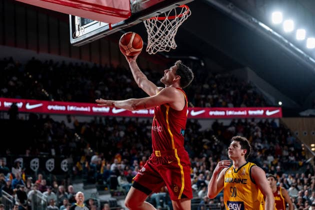 12 Sergi Martinez, ESP x UKR - FIBA Basketball World Cup European Qualifiers, First Round Group A - Palacio de los deportes de Oviedo, Spain (ESP) - 02, March 2026 Copyright: xSandyxGhoraryebx