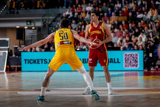 Basketball, World Cup Qualifier, Spain - Ukraine