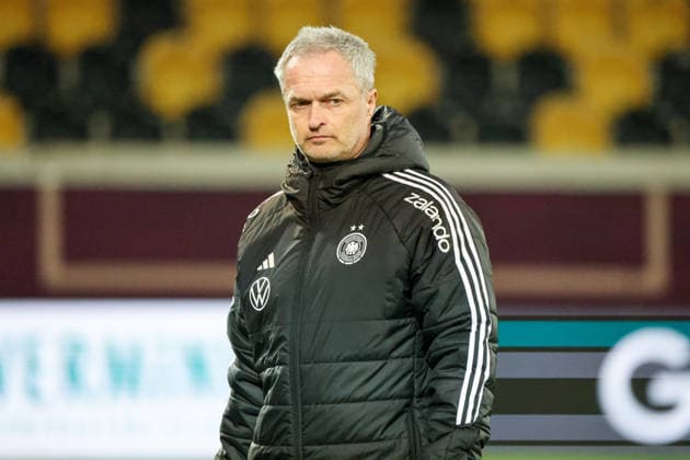 Dresden, Germany 02 March 2026 Preparation for the womens World Cup qualifier Germany vs Slovenia Final training in Dresden In the picture national coach Christian Wück Wueck Germany Copyright: HMBxMedia MadeleinexFantini