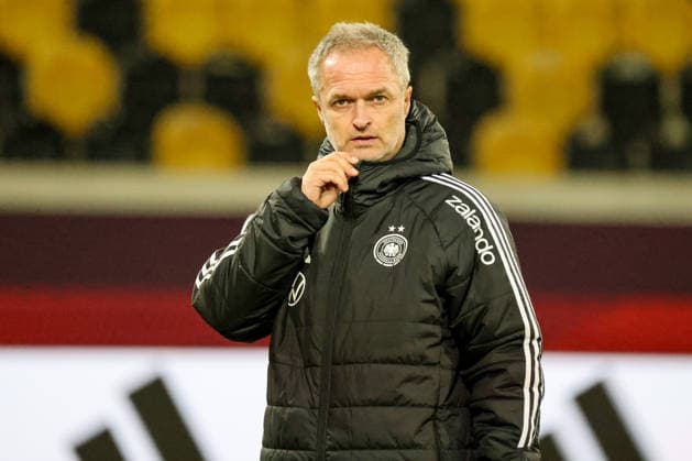 Dresden, Germany 02 March 2026 Preparation for the womens World Cup qualifier Germany vs Slovenia Final training in Dresden In the picture national coach Christian Wück Wueck Germany Copyright: HMBxMedia MadeleinexFantini