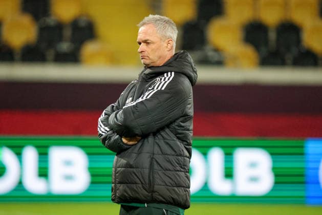 Dresden, Germany 02 March 2026 Preparation for the womens World Cup qualifier Germany vs Slovenia Final training in Dresden In the picture national coach Christian Wück Wueck Germany Copyright: HMBxMedia MadeleinexFantini