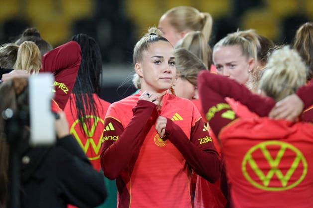 Dresden, Germany 02 March 2026 Preparation for the womens World Cup qualifier Germany vs Slovenia Final training in Dresden Pictured Giulia Gwinn Germany Copyright: HMBxMedia MadeleinexFantini
