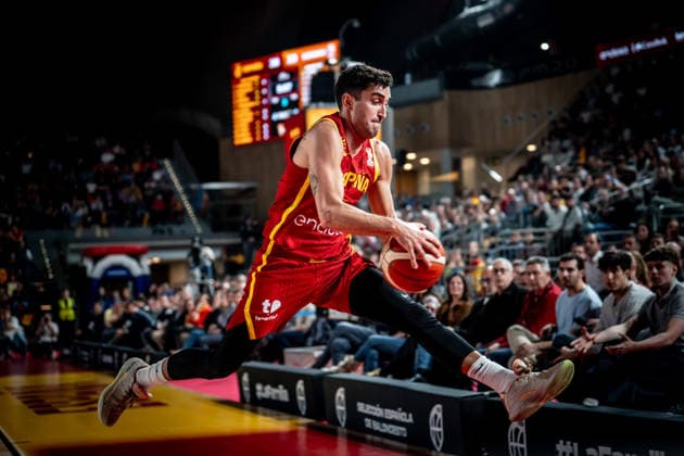 Sport Bilder des Tages #2 7 Jaime Fernandez, ESP x UKR - FIBA Basketball World Cup European Qualifiers, First Round Group A - Palacio de los deportes de Oviedo, Spain (ESP) - 02, March 2026 Copyright: xSandyxGhoraryebx