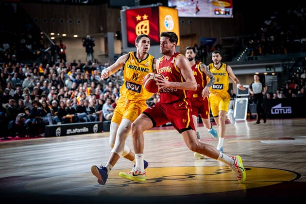 12 Sergi Martinez, ESP x UKR - FIBA Basketball World Cup European Qualifiers, First Round Group A - Palacio de los deportes de Oviedo, Spain (ESP) - 02, March 2026 Copyright: xSandyxGhoraryebx