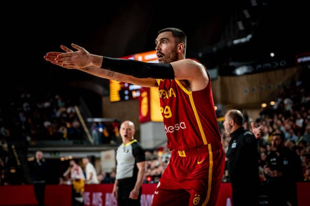 29 Pierre Oriola, ESP x UKR - FIBA Basketball World Cup European Qualifiers, First Round Group A - Palacio de los deportes de Oviedo, Spain (ESP) - 02, March 2026 Copyright: xSandyxGhoraryebx