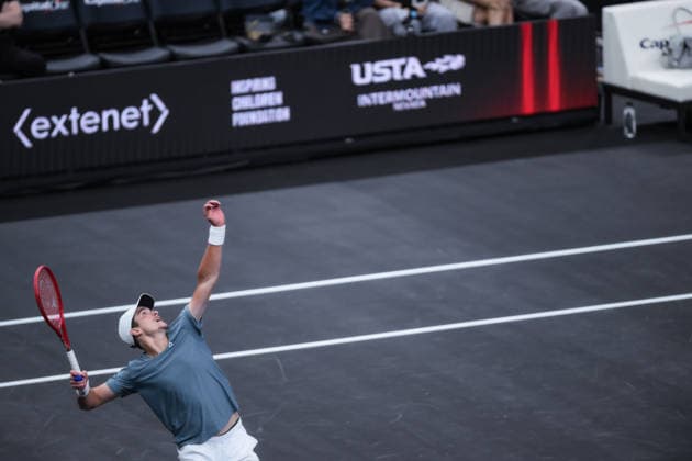 March 2, 2026, Las Vegas, Nevada, USA: JOAO FONSECA (in picture) has been crowned as the MGM Slam champion after taking down REILLY OPELKA 10-6, 7-10, 10-5 in a hotly contested final during MGM Slam event at the T-Mobile Arena in Las Vegas. Las Vegas USA - ZUMAo117 20260302_zsp_o117_005 Copyright: xMikaelxOnax