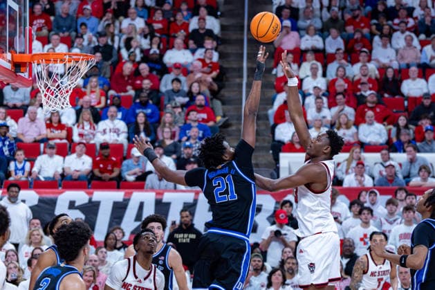 March 2, 2026, Raleigh, North Carolina, USA: during the second half of the NCAA, College League, USA ACC menÃ¢â‚¬â ¢s basketball game between the Duke Blue Devils and the NC State Wolfpack at the Lenovo Center in Raleigh, North Carolina. Raleigh USA - ZUMAa220 20260302_znp_a220_051 Copyright: xIsraelxAntax
