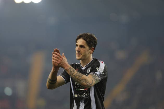 Udinese s Nicolo Zaniolo during the Italian Serie A Enilive match between Udinese Calcio vs ACF Fiorentina at the Bluenergy Stadium in Udinese, Italy, 02 March 2026.  Copyright: xMattiaxRadoni IPAxSportx xipa-agency.netx xx IPA_72308322 IPA_Agency_IPA72308322