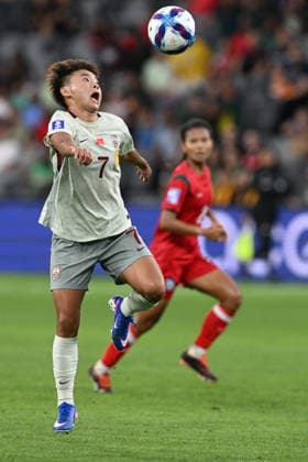 SOCCER ASIAN CUP CHINA BANGLADESH, Wang Shuang of China during the AFC Women™s Asian Cup Group B match between China and Bangladesh at CommBank Stadium in Sydney, Tuesday, March 3, 2026. ( NO ARCHIVING, EDITORIAL USE ONLY SYDNEY NEW SOUTH WALES AUSTRALIA  Copyright: xDEANxLEWINSx 20260303116086944804