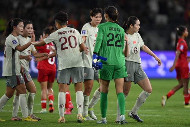 SOCCER ASIAN CUP CHINA BANGLADESH, China celebrates theiw win over Bangladesh during the AFC Women™s Asian Cup Group B match between China and Bangladesh at CommBank Stadium in Sydney, Tuesday, March 3, 2026. ( NO ARCHIVING, EDITORIAL USE ONLY SYDNEY NEW SOUTH WALES AUSTRALIA  Copyright: xDEANxLEWINSx 20260303172776326556