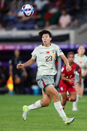 Shao Ziqin of China attacks on goal during the AFC Womens Asian Cup 2026 match between China PR Women and Bangladesh Women at Western Sydney Stadium, Sydney, Australia on 3 March 2026. Copyright: xPeterxDovganx 44610074