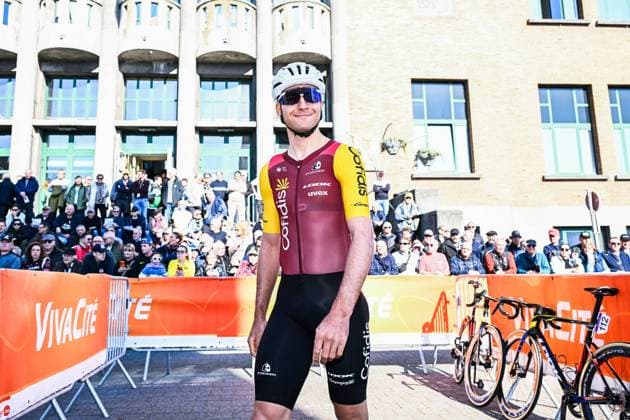 French Alexis Renard of Cofidis pictured at the start of the Ename Samyn Classic one day cycling race, 203,8km from Quaregnon to Dour on Tuesday 03 March 2026. MAARTENxSTRAETEMANS  x166317596x