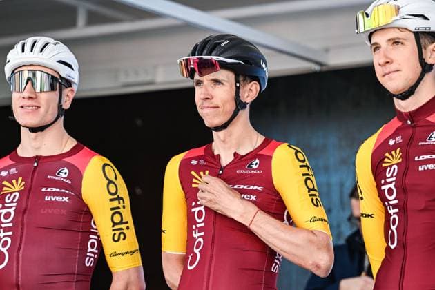 Belgian Dylan Teuns of Cofidis pictured at the start of the Ename Samyn Classic one day cycling race, 203,8km from Quaregnon to Dour on Tuesday 03 March 2026. MAARTENxSTRAETEMANS  x166318055x