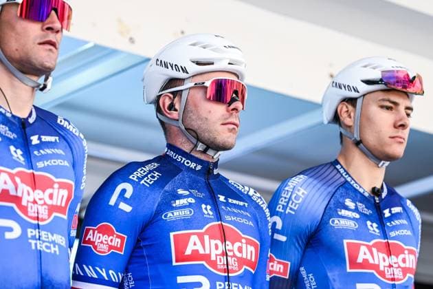 French Florian Senechal of Alpecin-Premier Tech pictured at the start of the Ename Samyn Classic one day cycling race, 203,8km from Quaregnon to Dour on Tuesday 03 March 2026. MAARTENxSTRAETEMANS  x166320545x