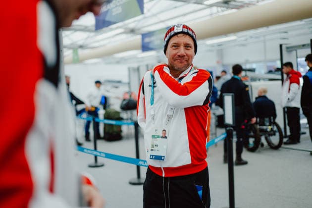 PARALYMPICS - Winter Paralympics Milano Cortina 2026 CORTINA D AMPEZZO,ITALY,03.MAR.26 - PARALYMPICS - Paralympic Winter games, Winterspiele,Spiele, Summer games Milano Cortina 2026, preview. Image shows Oliver Dreier (AUT).  GEPAxpictures xAlexanderxSolc
