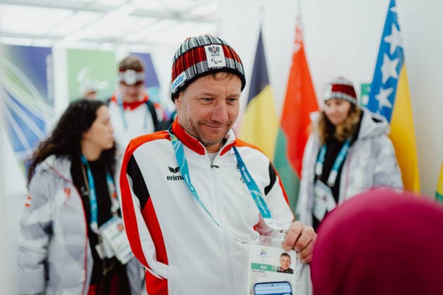 PARALYMPICS - Winter Paralympics Milano Cortina 2026 CORTINA D AMPEZZO,ITALY,03.MAR.26 - PARALYMPICS - Paralympic Winter games, Winterspiele,Spiele, Summer games Milano Cortina 2026, preview. Image shows Oliver Dreier (AUT).  GEPAxpictures xAlexanderxSolc