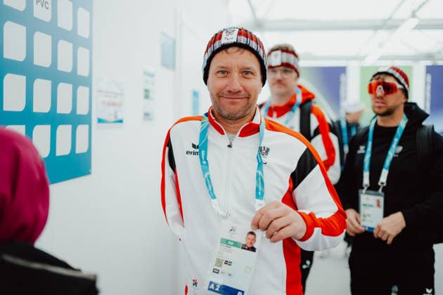 PARALYMPICS - Winter Paralympics Milano Cortina 2026 CORTINA D AMPEZZO,ITALY,03.MAR.26 - PARALYMPICS - Paralympic Winter games, Winterspiele,Spiele, Summer games Milano Cortina 2026, preview. Image shows Oliver Dreier (AUT).  GEPAxpictures xAlexanderxSolc