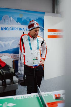 PARALYMPICS - Winter Paralympics Milano Cortina 2026 CORTINA D AMPEZZO,ITALY,03.MAR.26 - PARALYMPICS - Paralympic Winter games, Winterspiele,Spiele, Summer games Milano Cortina 2026, preview. Image shows Oliver Dreier (AUT).  GEPAxpictures xAlexanderxSolc