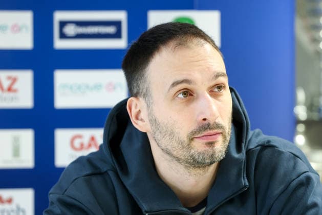 HC Zagreb press conference, PK, Pressekonferenz EHF Champions League 2025 2026 Player of HC Zagreb Igor Karacic speaks on a press conference at Tresnjevka Sports Hall on March 3, 2026. in Zagreb, Croatia ahead of the EHF Champions League match between HC Zagreb and Orlen Wisla Plock.  IgorxKralj PIXSELL