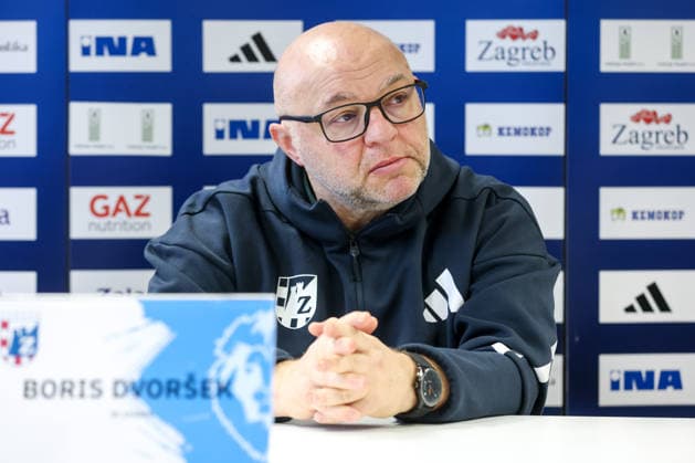 HC Zagreb press conference, PK, Pressekonferenz EHF Champions League 2025 2026 Head Coach of HC Zagreb Boris Dvorsek speaks on a press conference at Tresnjevka Sports Hall on March 3, 2026. in Zagreb, Croatia ahead of the EHF Champions League match between HC Zagreb and Orlen Wisla Plock.  IgorxKralj PIXSELL
